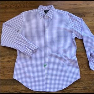 Maker Co. Lavender Check Buttondown sz XL